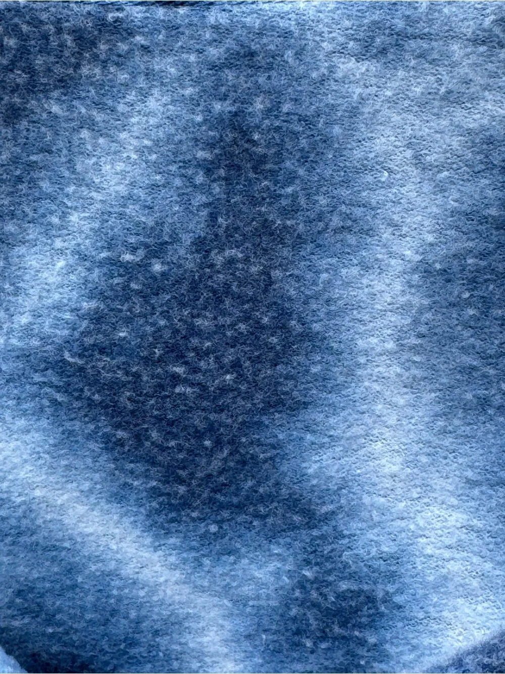 Justice Blue Tie-Dye Cropped Sweatshirt with Star
